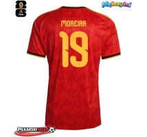 Belgia Diego Moreira #19 Koszulka Podstawowa MŚ 2026 Krótki Rękaw